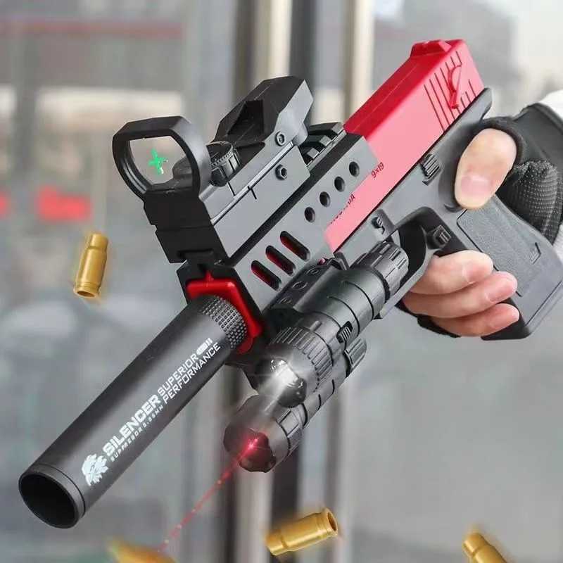 Shell Ejecting G17 toy gun education toy foam soft bullet blasting machine children boy adult air gun childrens birthday gift Y240925