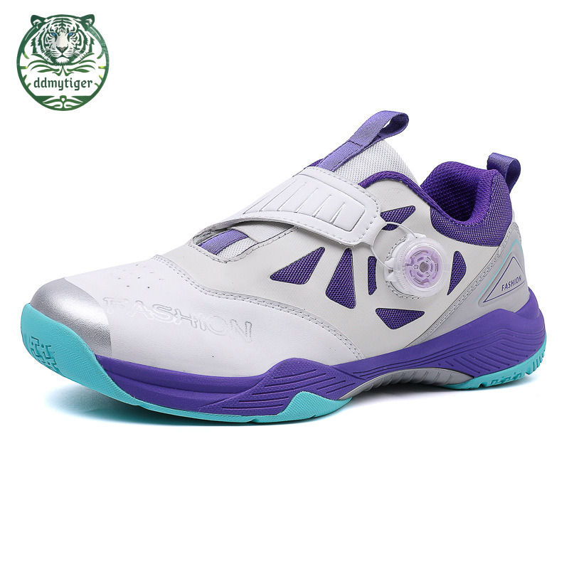 ddmytiger Couple's Four Seasons Badminton Table Tennis Sneakers, Carbon Plated Oversized, Cowhide Bottom, Anti slip and Durable outsole A ddmythu