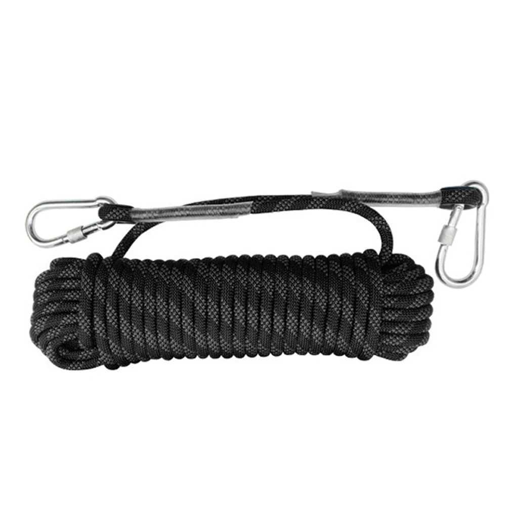 10m outdoor climbing rope climbing equipment 10mm diameter emergency umbrella rope rescue safety rope climbing accessories and tools CL240926