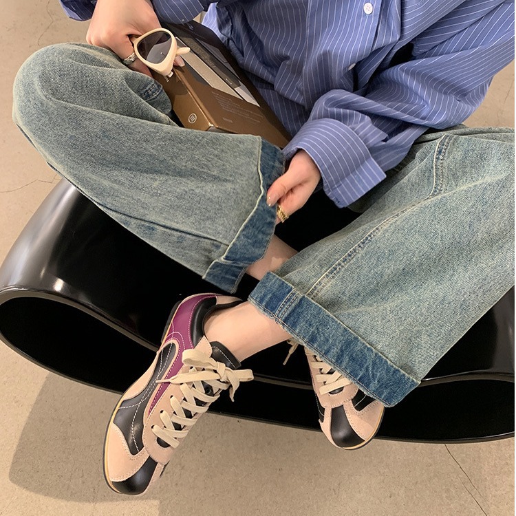Niche retro 2024 new comfortable and lightweight flat casual sneakers Free shipping