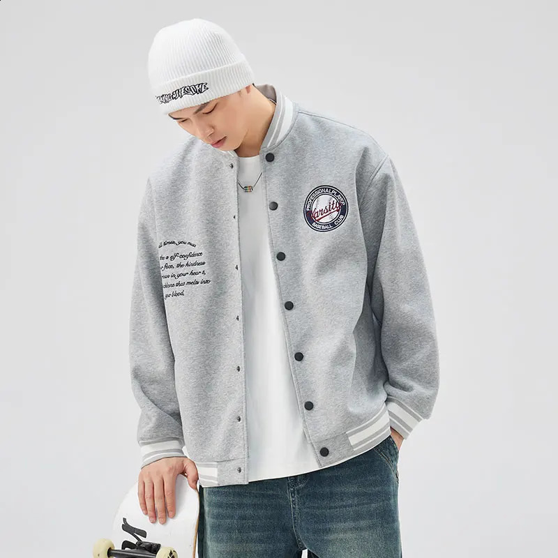 Mens Oversize Baseball Jacket Military Coat High Quality Autumn Casual Letter Embroidery Coats AllMatching 240924
