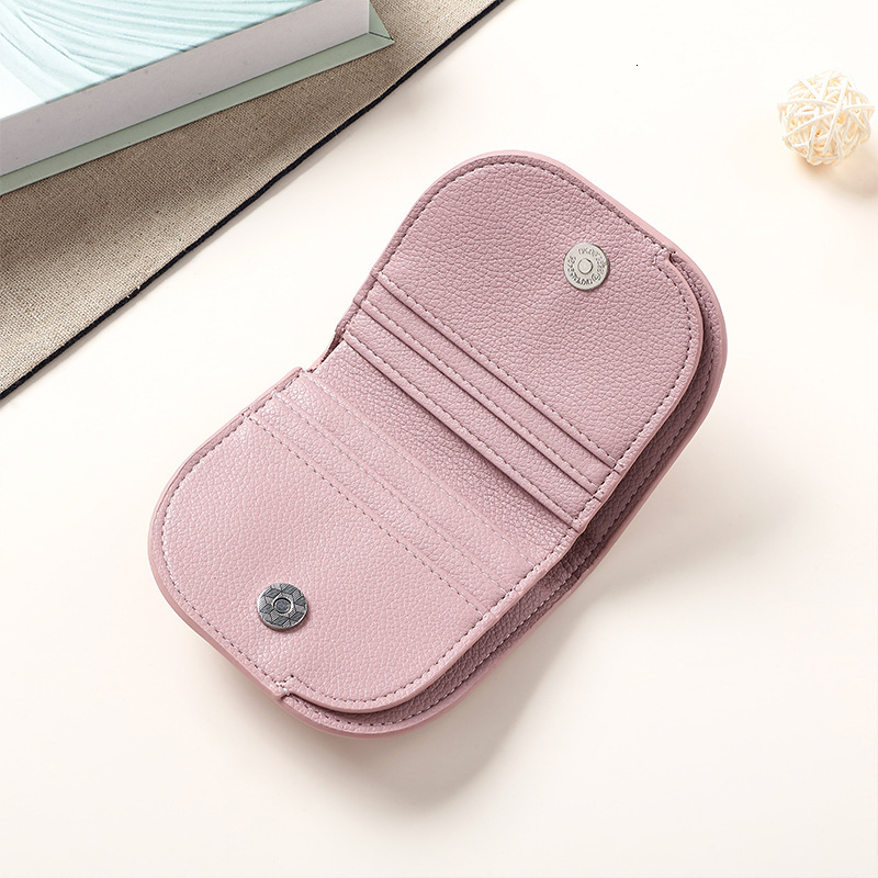 2025 New Designer Zero Wallet Solid wallet Color Women s Small Wallet Women s High End Polyester Leather Wallet