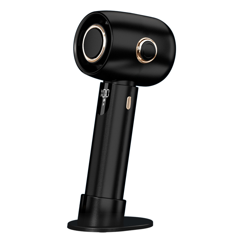 Compact Handheld Turbo Fan with Convenient USB Charging for On-the-Go Cooling
