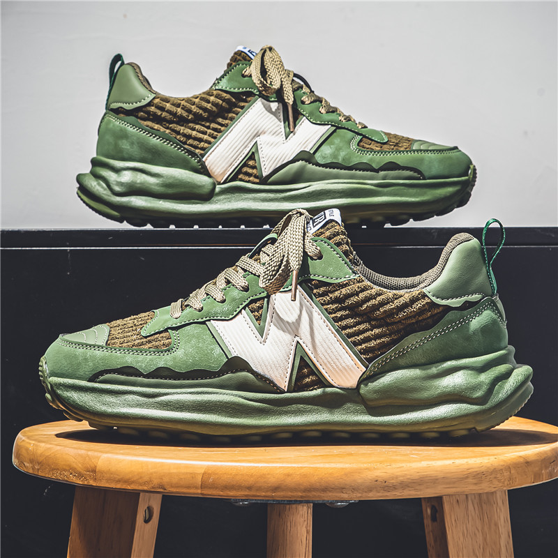 2024 New Free Shipping Designer Men Women Green Casual Platform Shoes Breathable Mens Womens Sneakers Trainers Skate