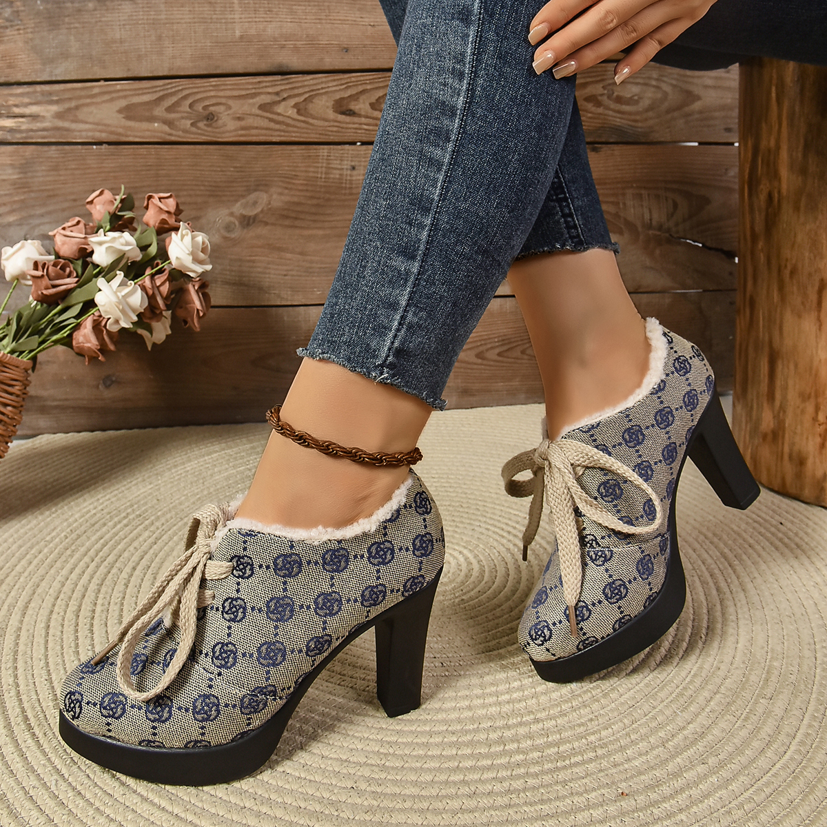 Women's High Heel Platform Sandals - Stylish Summer Footwear