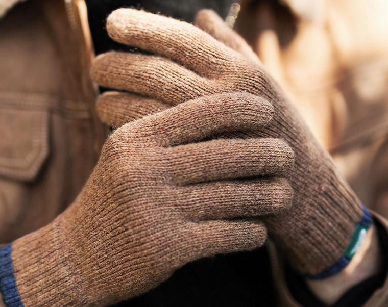 New Winter Wool Knitted Outdoor Windproond Fleece Warm Flip Finger Toucreen Gloves too