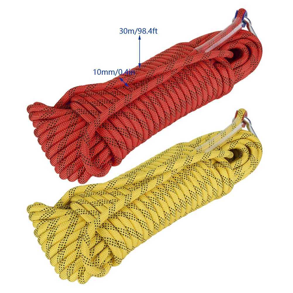 1200kg 30m outdoor climbing escape rope diameter 10mm climbing rope climbing safety rope CL240926