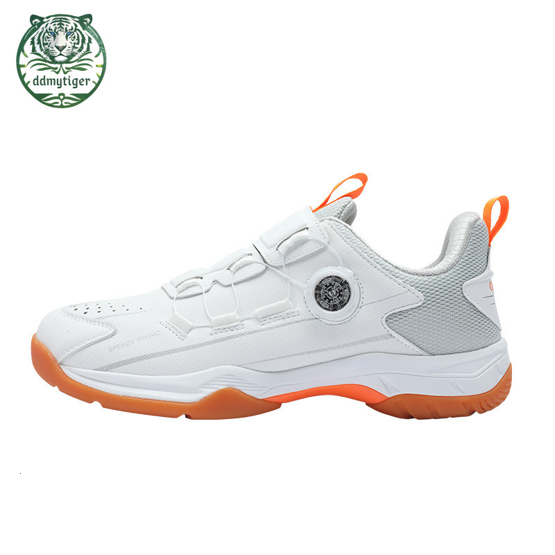 ddmytiger Spring and Autumn plus size badminton men's training sports wear-resistant anti slip tennis shoes breathable mesh A ddmythur
