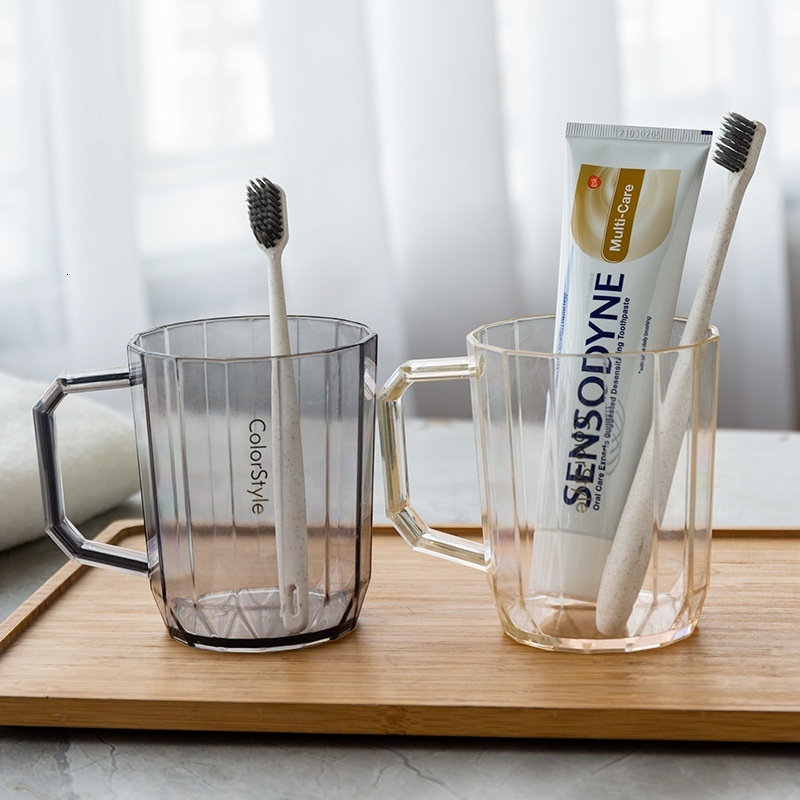 Creative Cloudy Mouthwash Cup - Premium Plastic Couple's Toothbrush Cup for Home