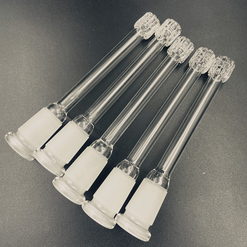 Smoking Glass Downstem With Matrix Diffuser Head 3-6 Inches Wholesale Accessories For Glass Bong 18.8mm Down Stem