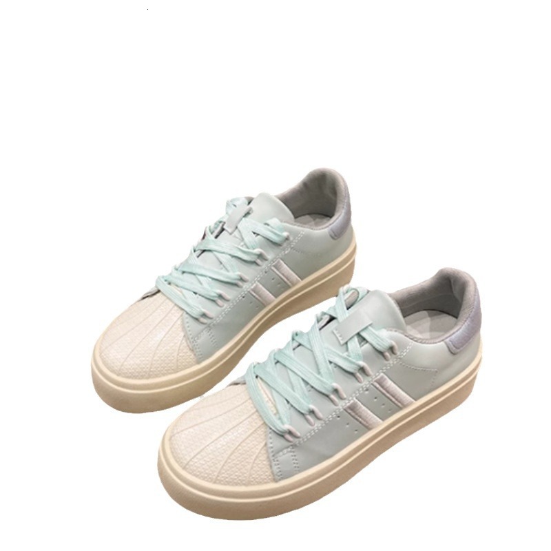 Ddmybear Beike Head Cream White For Women In Spring 2024, New Thick Bottom Versatile Sports Leisure Board Shoes, Small And Trendy Shoes Chinese Brand 