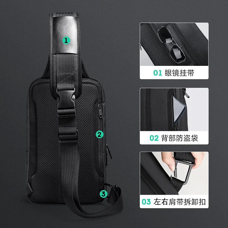 3 Mark Ryden Sg Bags Multi-layer Crossbody High Quality Waterproof Shoulder Male Messenger Bag for Teenagers Men 240924 4