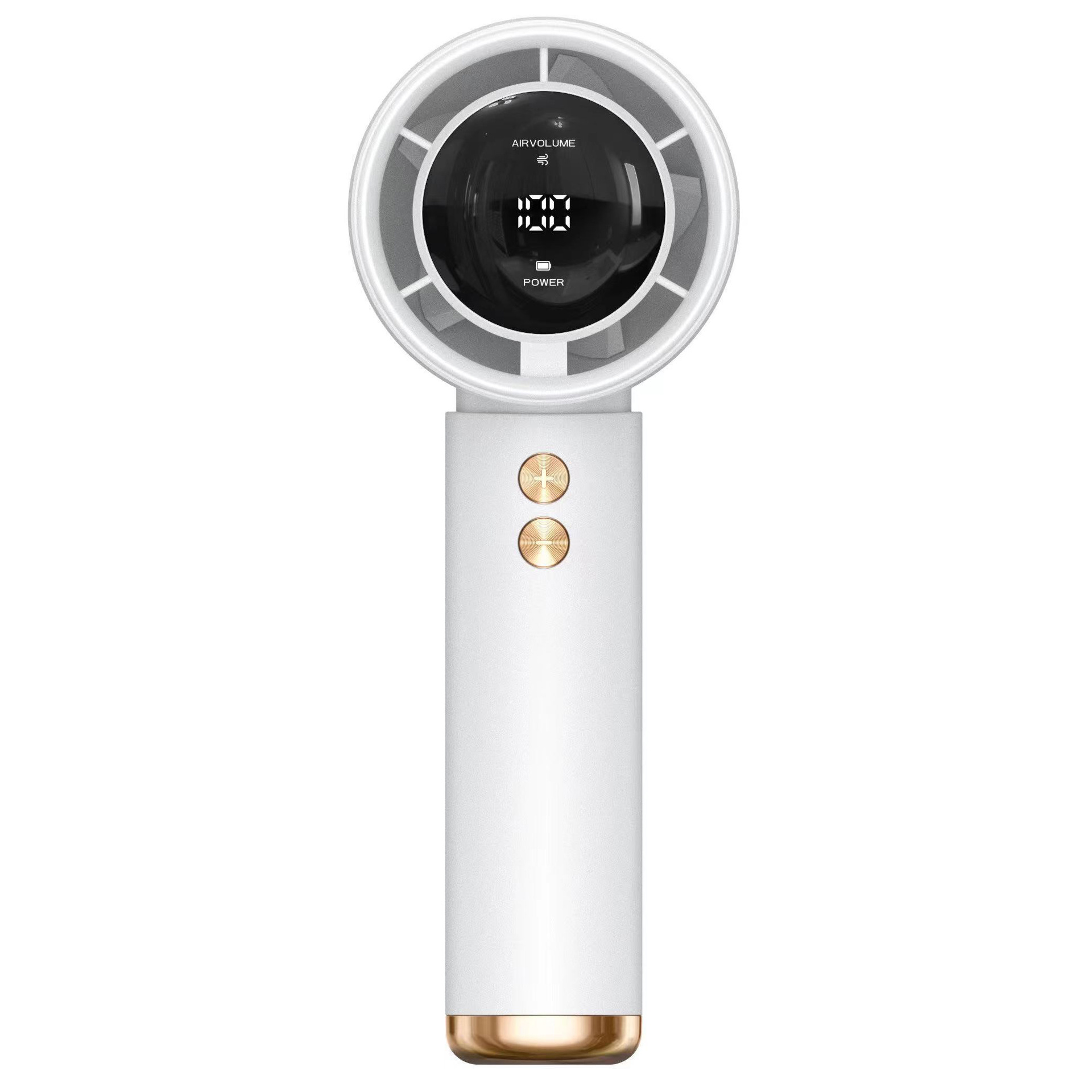 Compact Handheld Turbo Fan with Convenient USB Charging for On-the-Go Cooling