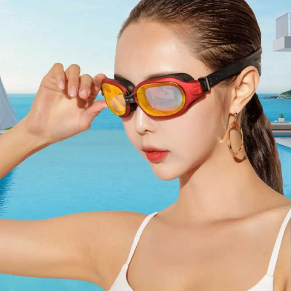 Diving goggles portable swimming goggles UV protection for mens swimming pool goggles underwater goggles anti fog equipment CL240926