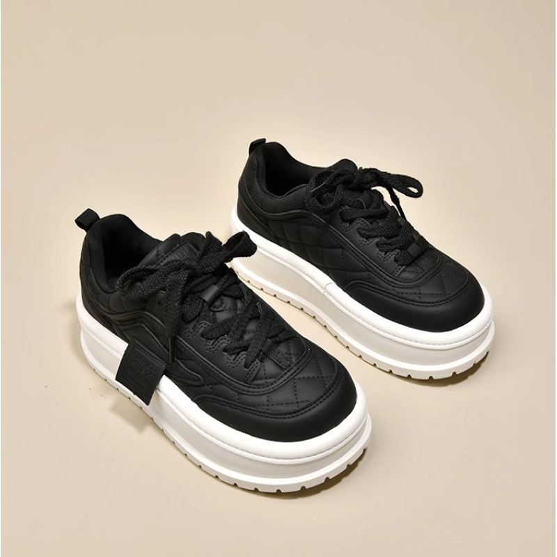 Ddmybear Sponge Cake Thick Sole White For Women, 2024 Spring New Style Versatile Board Shoes, Sports And Casual Instagram Trendy Shoes Chinese Brand S