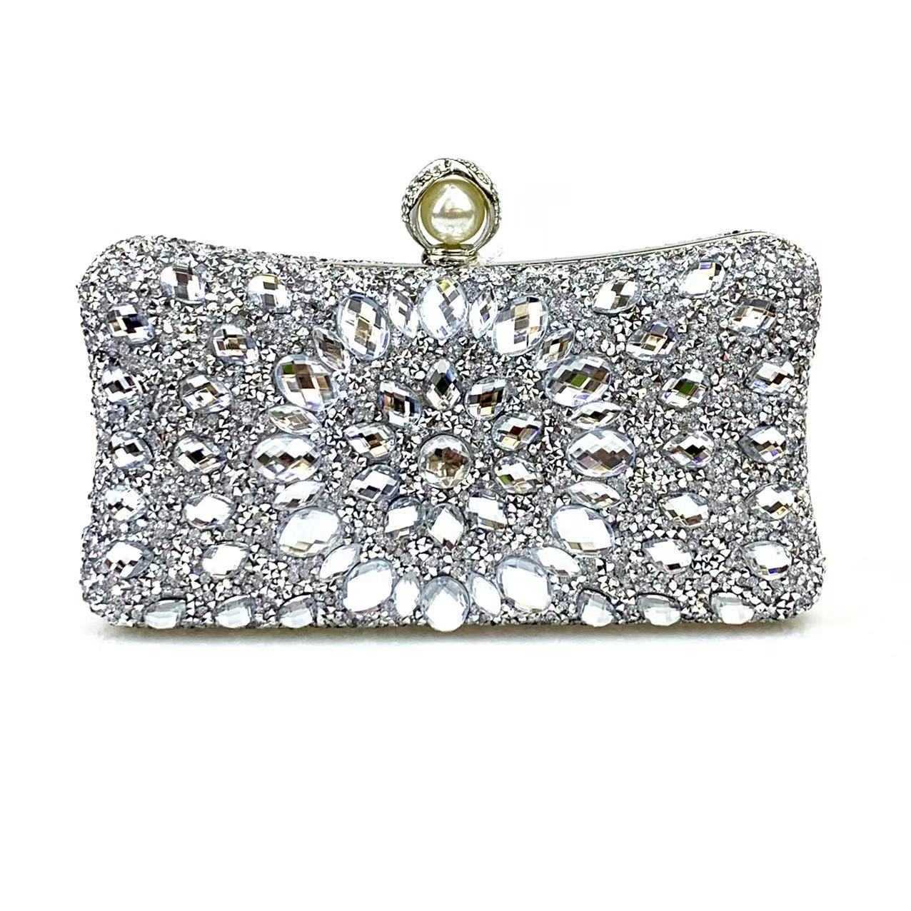 Clutch Bag Colorful Shiny Color Bag Banquet Designer Bag Diagonal Cross Hand Fashion Bag 240920