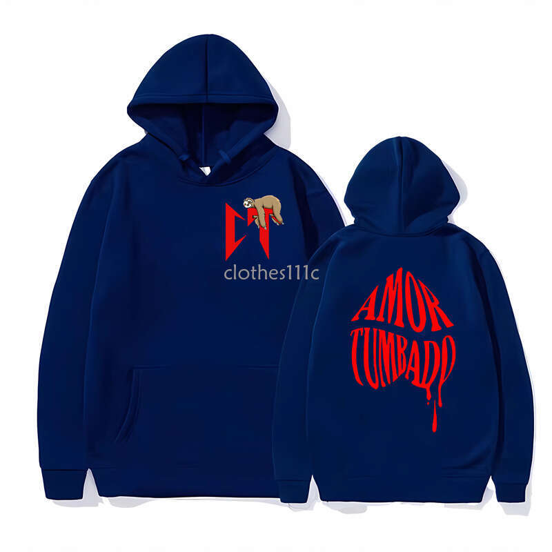 2024 Hottest CT Sloth Printed Corridos Tumbados Men Women Natanael Cano Clothing Hoodies New Design Street Style Hoodie