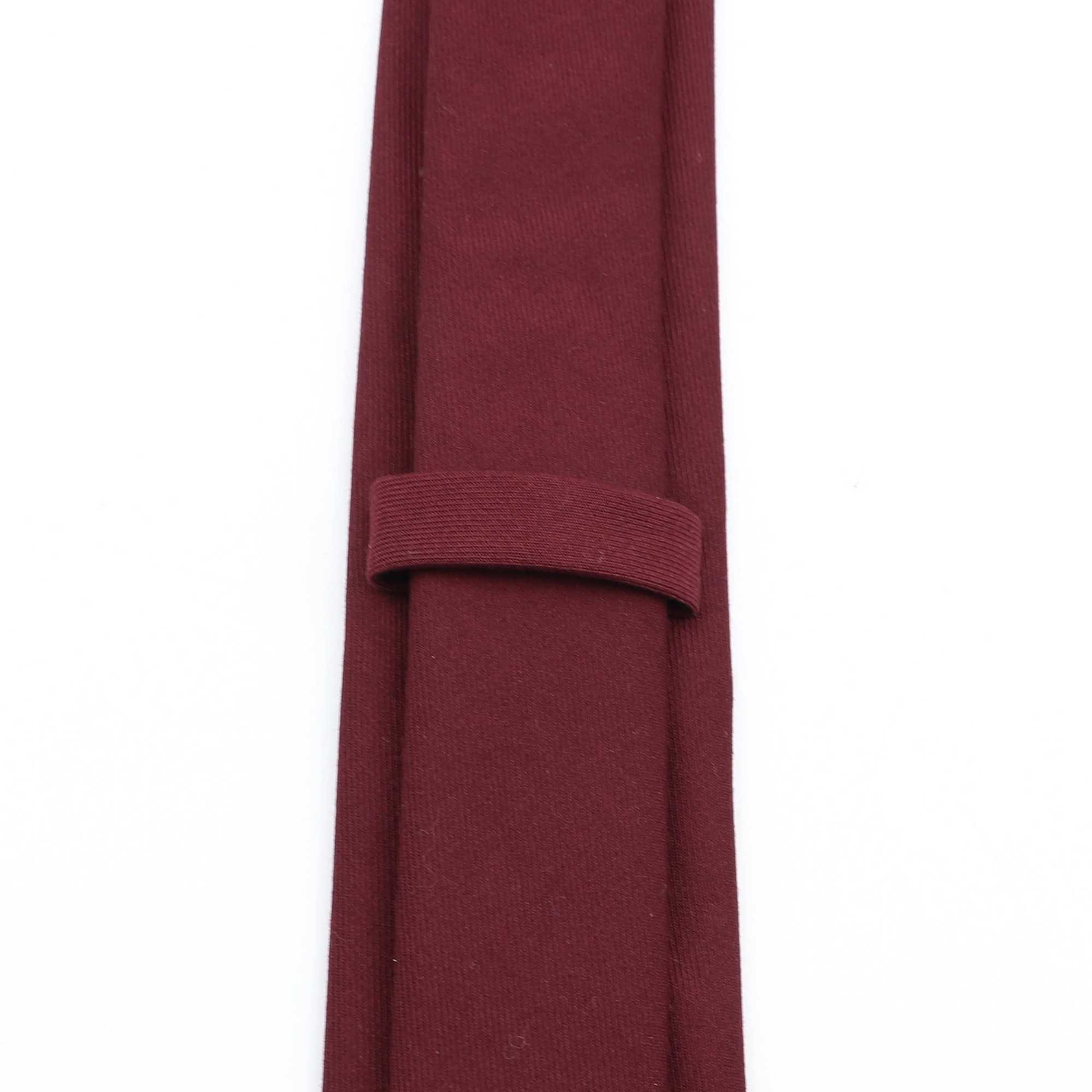 Mens 6cm high-quality pure cotton handmade thin flat collar mens slim fit suit casual tie Y240925