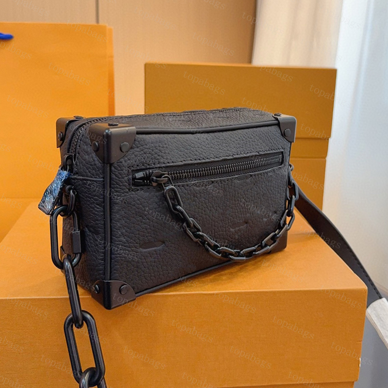 Mini Soft Trunk Bags For Women Top Grade Real Leather Designer Chain Crossbody Box Bags Fashion Luxury Shoulder Bag