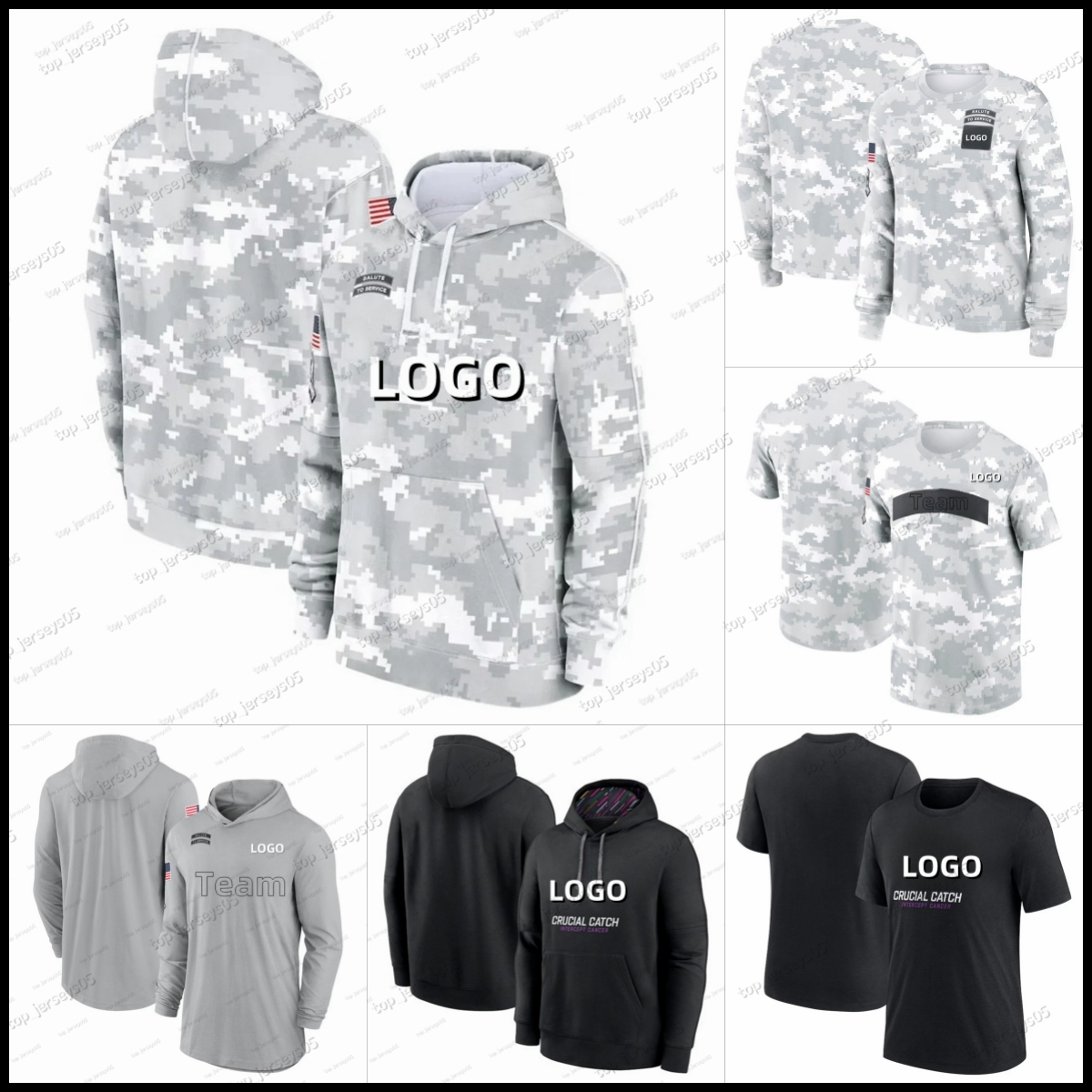 Football Hoodie Men Women Youth 2024 Arctic Camo Salute To Service Club Fleece Long Sleeve T-Shirt Pullover Hoodies