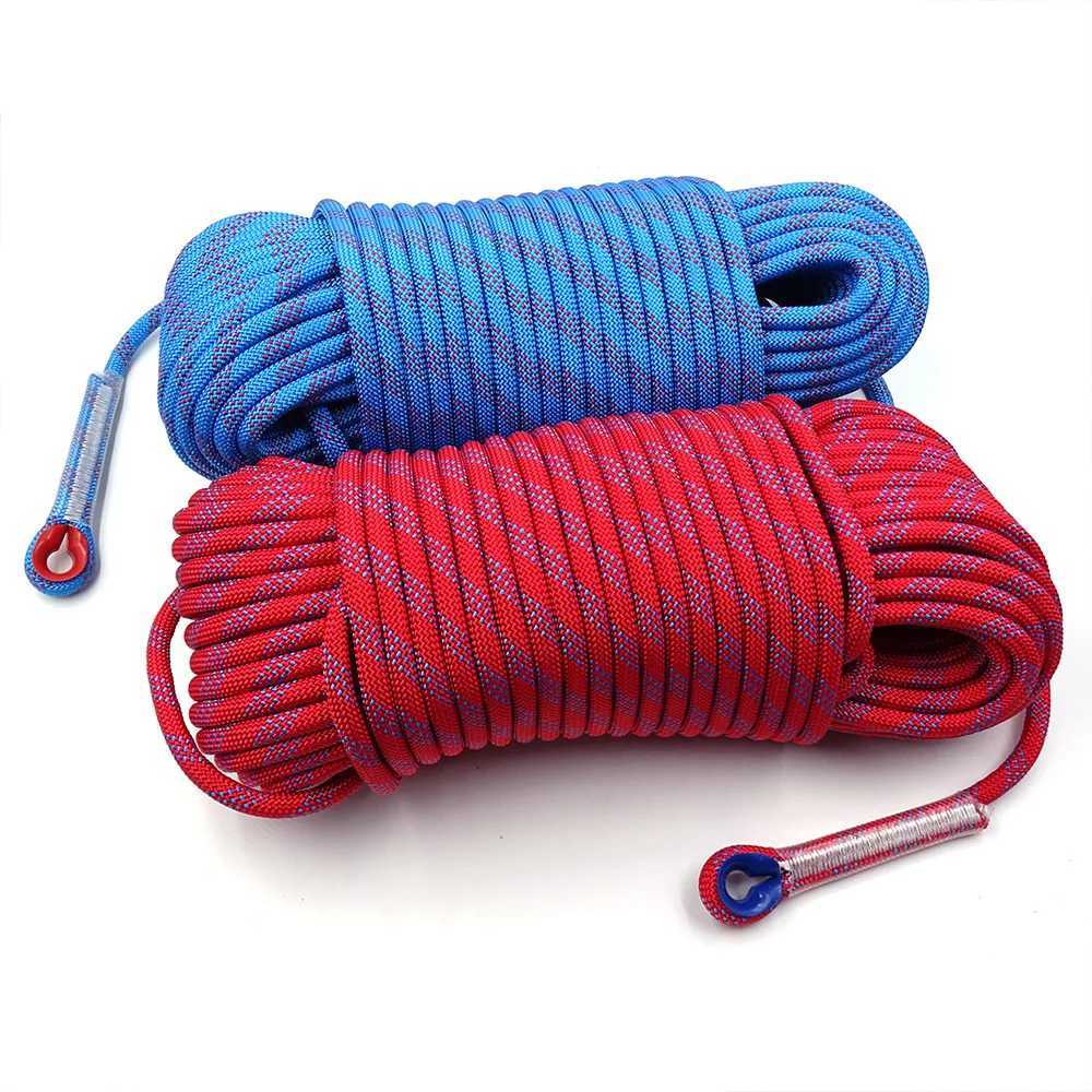 50m static climbing rope 10mm rock tree wall climbing equipment Outdoor fire escape rescue safety rope 10m 20m 30m CL240926