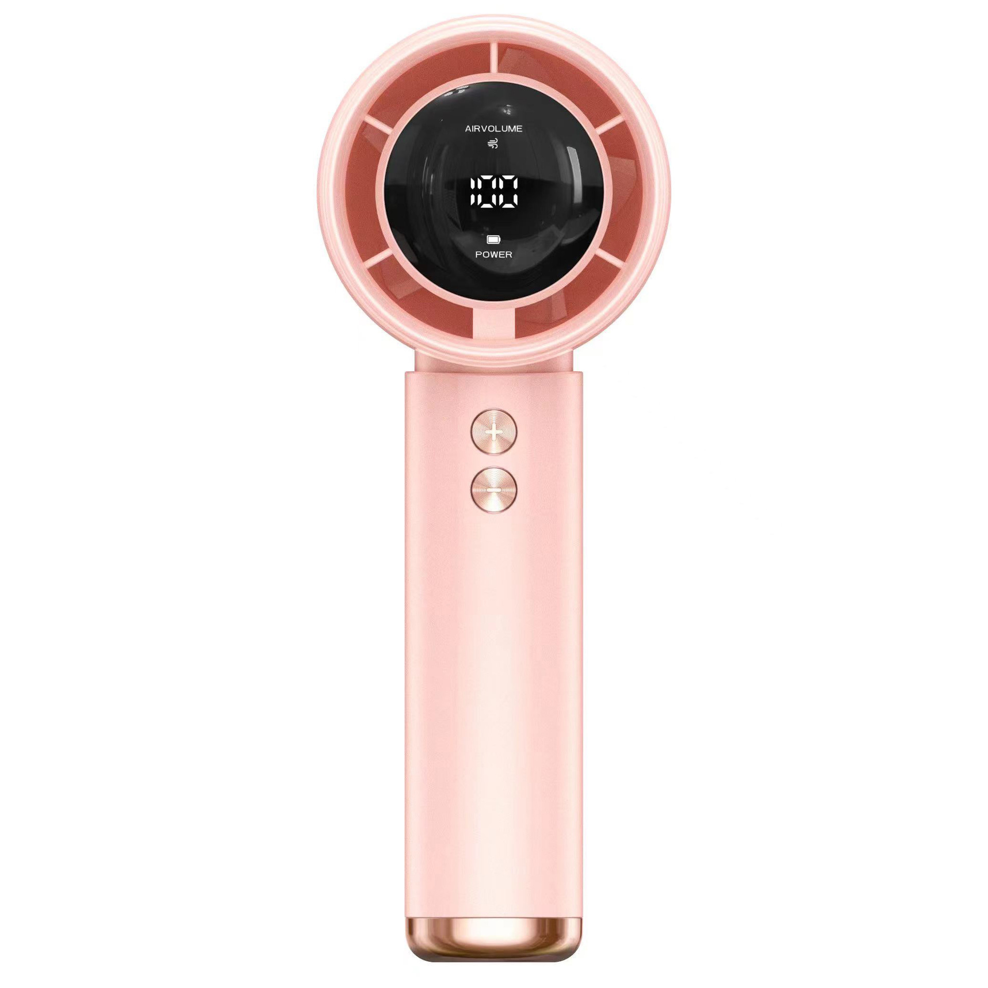 Compact Handheld Turbo Fan with Convenient USB Charging for On-the-Go Cooling