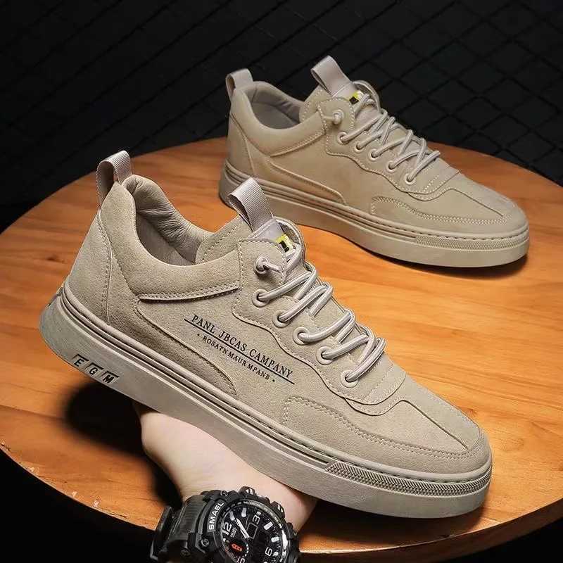 Casual Sneakers Brand Running Walking for Men Outdoor Leather Shoes Comfortable Lace Up Vulcanize Shoe Tenis Mascuo M240