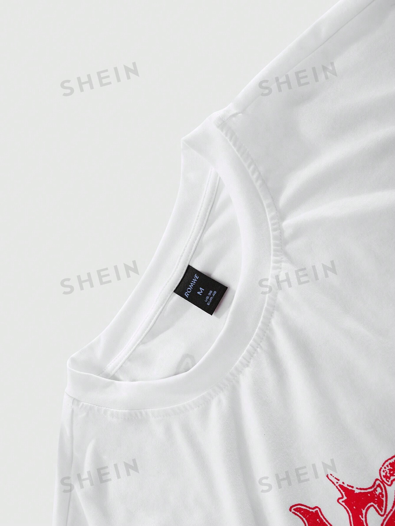 Mens Casual Letter Graphic Print Short Sleeve Round Neck T-Shirt, Summer