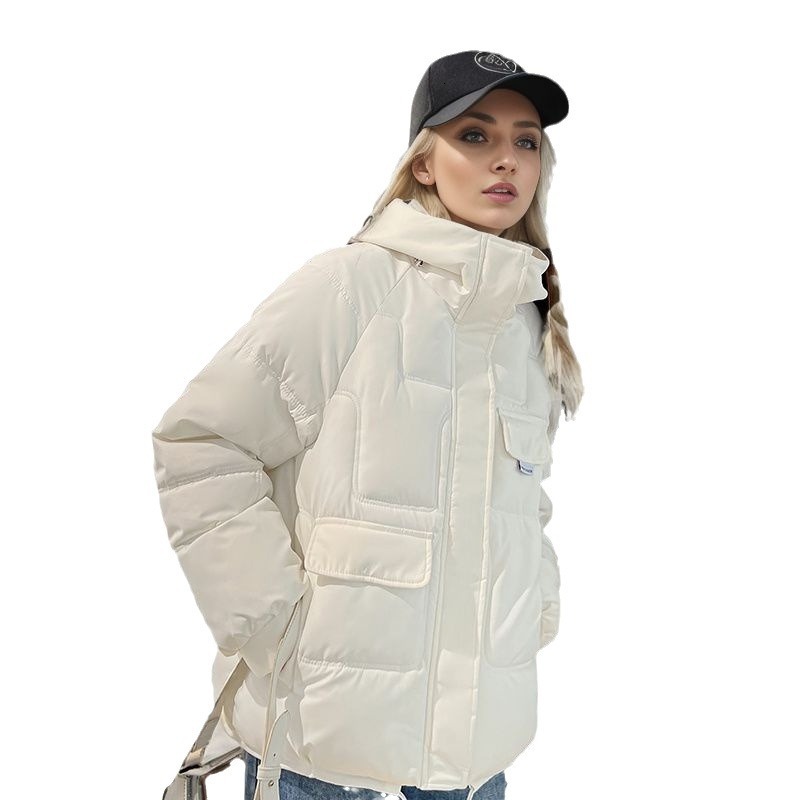 Puffer Jacket Fashion Down Cotton Jacket for Women Short and Short New Winter Jacket Trendy Top Cotton Jacket