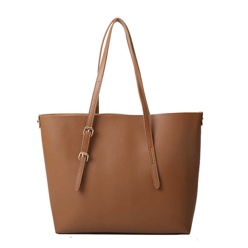 CMM Tote Bag Big Bag Womens New Fashion Net Red Texture Soft Leather Large Capacity Versatile Foreign Handbag Mother Shoulder Bag