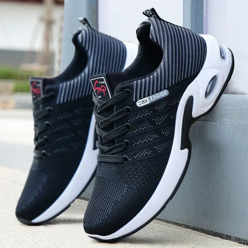 2024 new fashionable men's breathable lace up running lightweight casual sports wear-resistant mesh shoes designer shoes