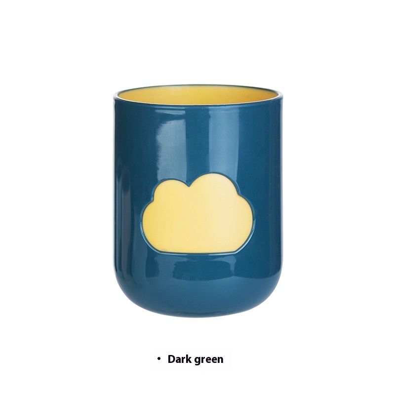 Cloudy Toothbrush Cup - Nordic Minimalist Couple Set