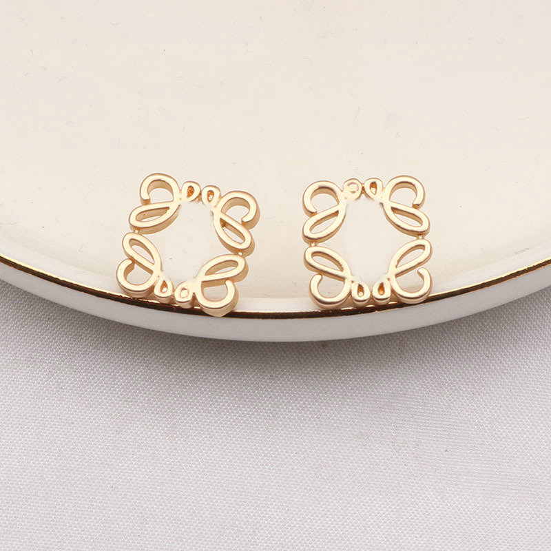 Designer Earring Brand Gold Earrings Geometric Stud Earrings For Women Crystal Pearl Luxury Earrings Jewelry Wedding Gift