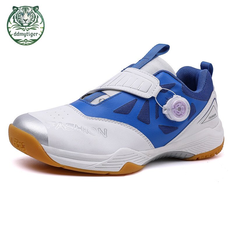ddmytiger Couple's Four Seasons Badminton Table Tennis Sneakers, Carbon Plated Oversized, Cowhide Bottom, Anti slip and Durable outsole A ddmythu
