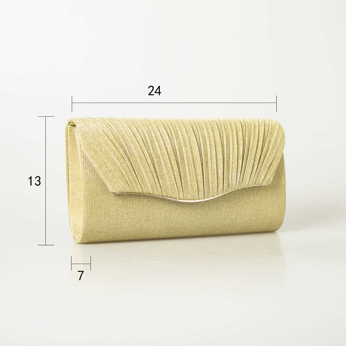Clutch Bag Womens Banquet Fashion Designer Bag Shining Versatile High End Handheld Chain Evening Bags 240920