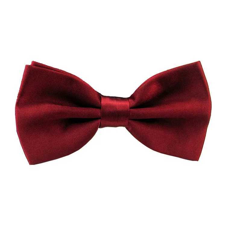 Classic mens tie boys grille childrens tie fashionable solid color green red white green wedding tie accessories Y240925