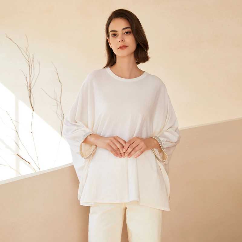 BC-328 oversized clothing 3/80Nm 100% Merino wool batwing sleeve sweater womens loose plus size knitted jumper sweater W240925