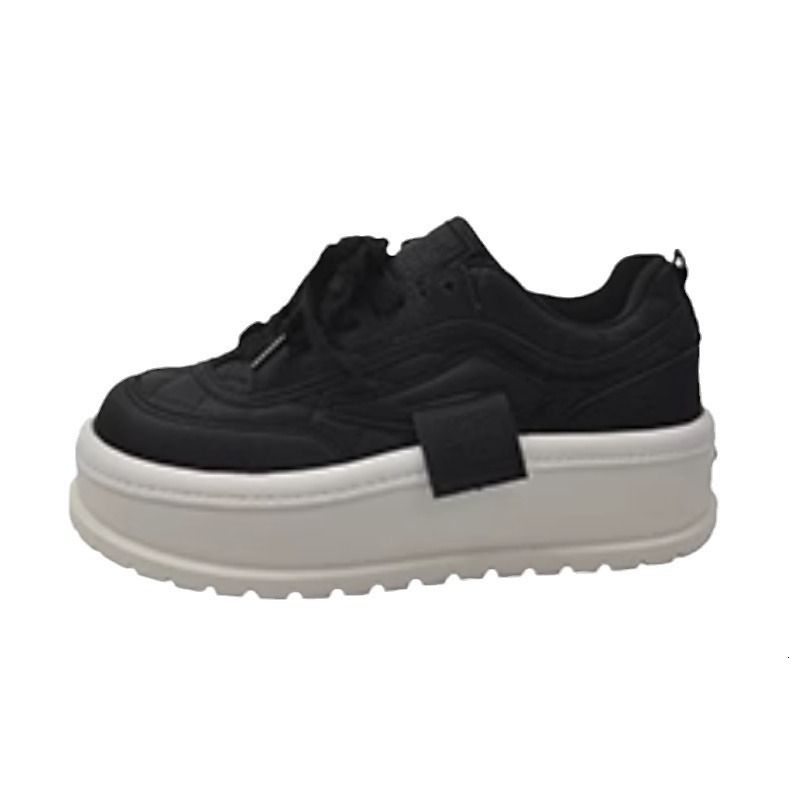 Ddmybear Sponge Cake Thick Sole White For Women, 2024 Spring New Style Versatile Board Shoes, Sports And Casual Instagram Trendy Shoes Chinese Brand S