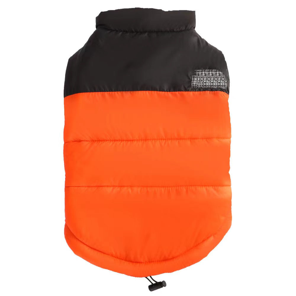 Warm Clothes Winter Pet Jacket Pets Clothing clothes coat brand-name clothing windproof warm pet vest French bulldog Chihuahua poodle black Coat Dog