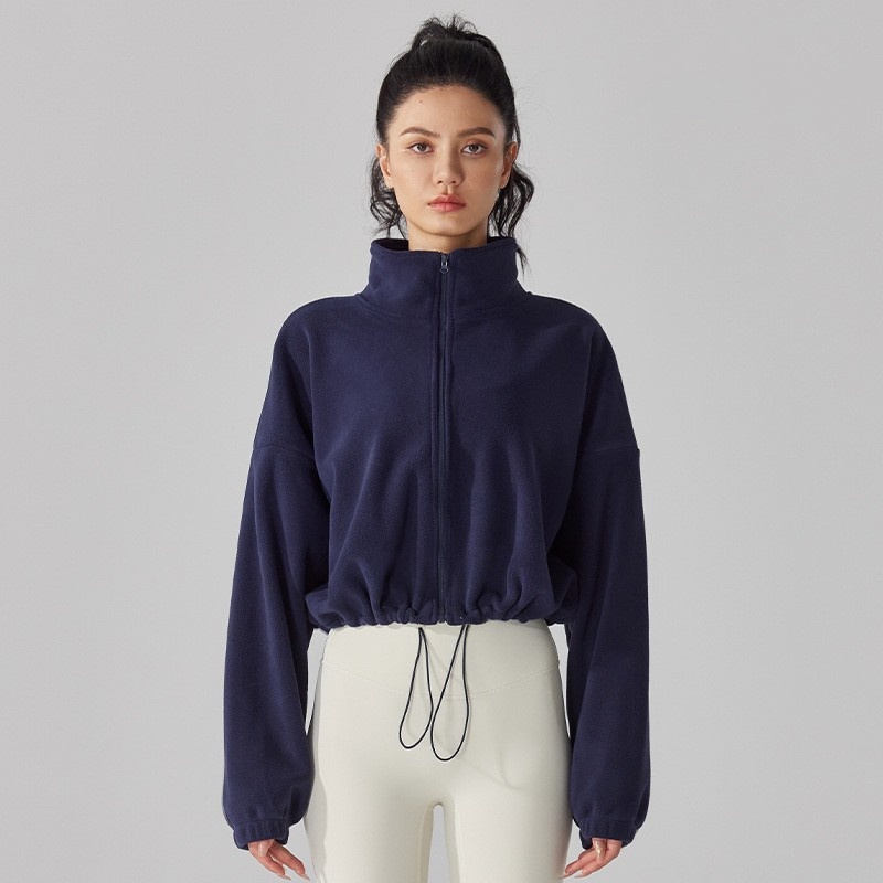 Zip set Sweatshirts Cropped Yoga Full Jackets Slightly Puffy Sherpa Coats Polar Fleece Wintry Mix Jacket Slouchy Mock Neck Sweater Silver 3D workout sets