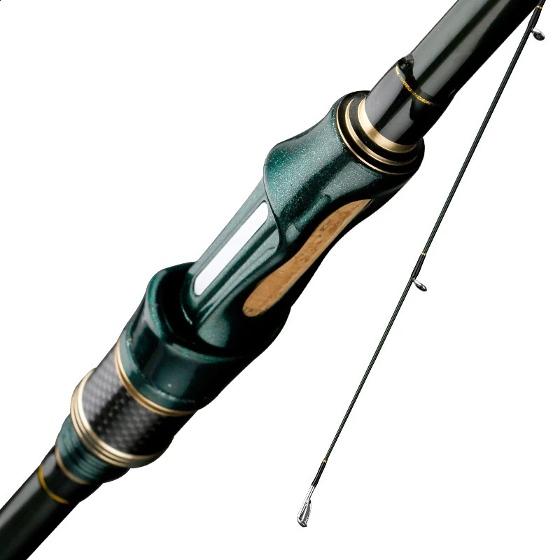 CEMREO Rotating Cast Carbon Fishing Rod 4-5 Sections 1.8m/2.1m/2.4m Portable Travel Rod Rotating Fishing Rod 240913