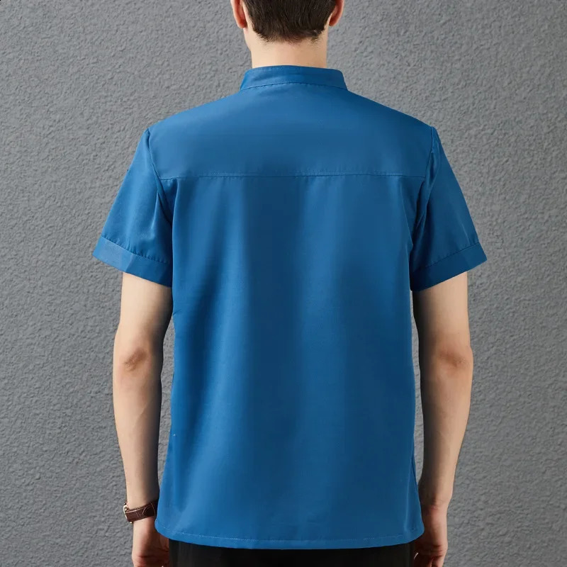 Male and female chef uniforms catering restaurant chef jackets cooking workwear coffee shop waiter uniforms 240926 - view 4