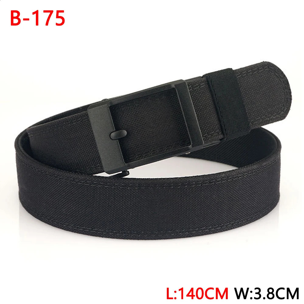 TUSHI 140CM mens military tactical belt sturdy nylon heavy-duty hard belt suitable for mens outdoor leisure belt automatic waist belt 240925