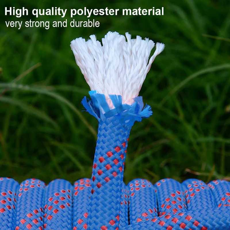 Nylon climbing survival fire escape rope high-strength safety camping rope climbing rope with a diameter of 10mm rock tie rope CL240926