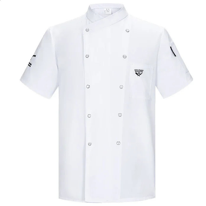 Male and female chef uniforms catering restaurant chef jackets cooking workwear coffee shop waiter uniforms 240926 - view 3