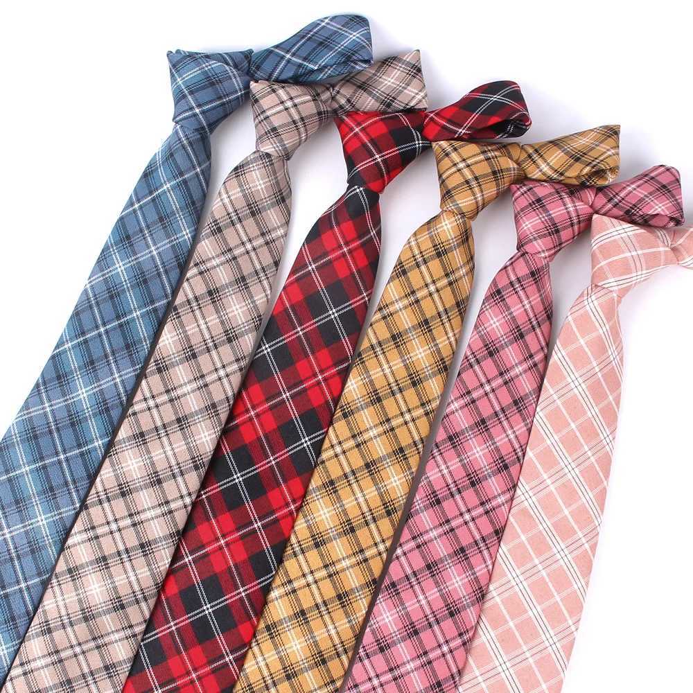 Red plain weave tie mens tight tie mens tie used for wedding business casual checkered tie classic set ultra-thin tie Gravatas Y240925