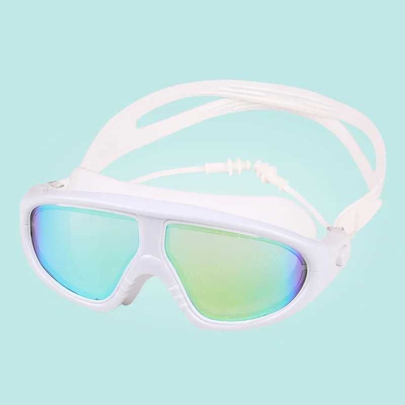 Adult Myopia professional waterproof silicone high-definition swimming eye anti fog UV protection adjustable surfing goggles beach goggles CL240926