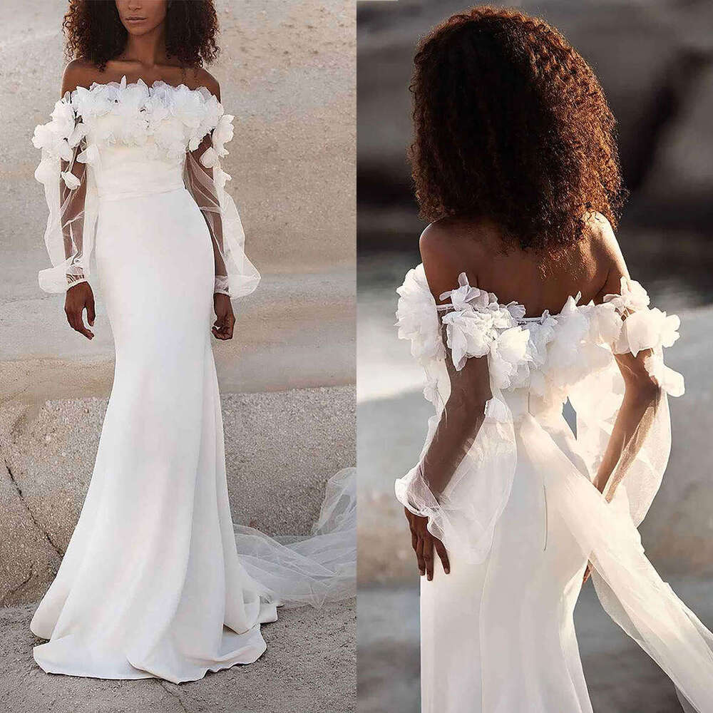 Gorgeous Wedding Dresses Mermaid Strapless Appliques Backless or-Length Princess Bride Dress Vestido de novia Custom Made