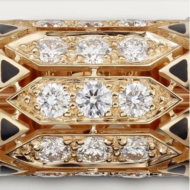ZOCA 925 Pure Silver Ring K Gold Plated Womens Ring Pure Silver 925 Silver Jewelry Womens Ring 240925