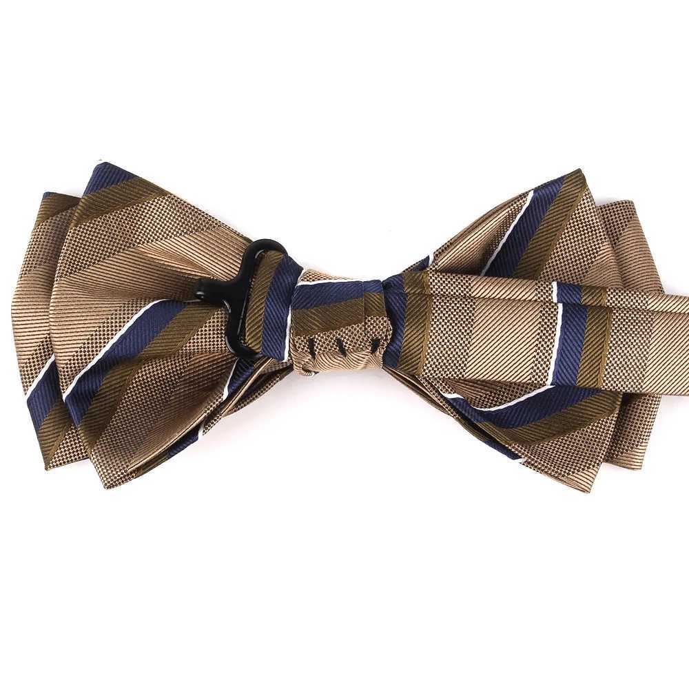 New wedding tie brown mens tie text tie advertisement mens tie Cravats party striped tie gift Y240925